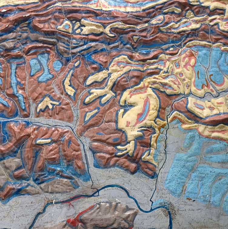 Enlarged view: Basler Jura relief